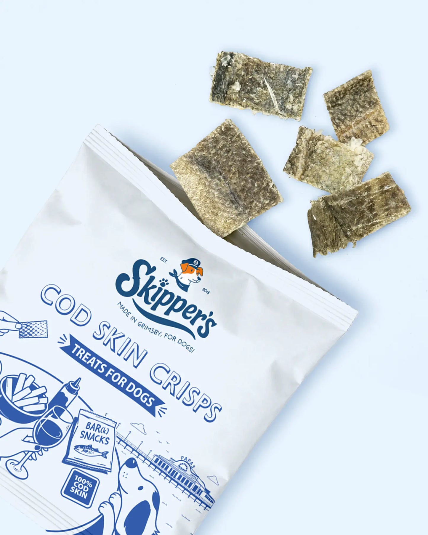 Fish Skin Crisps