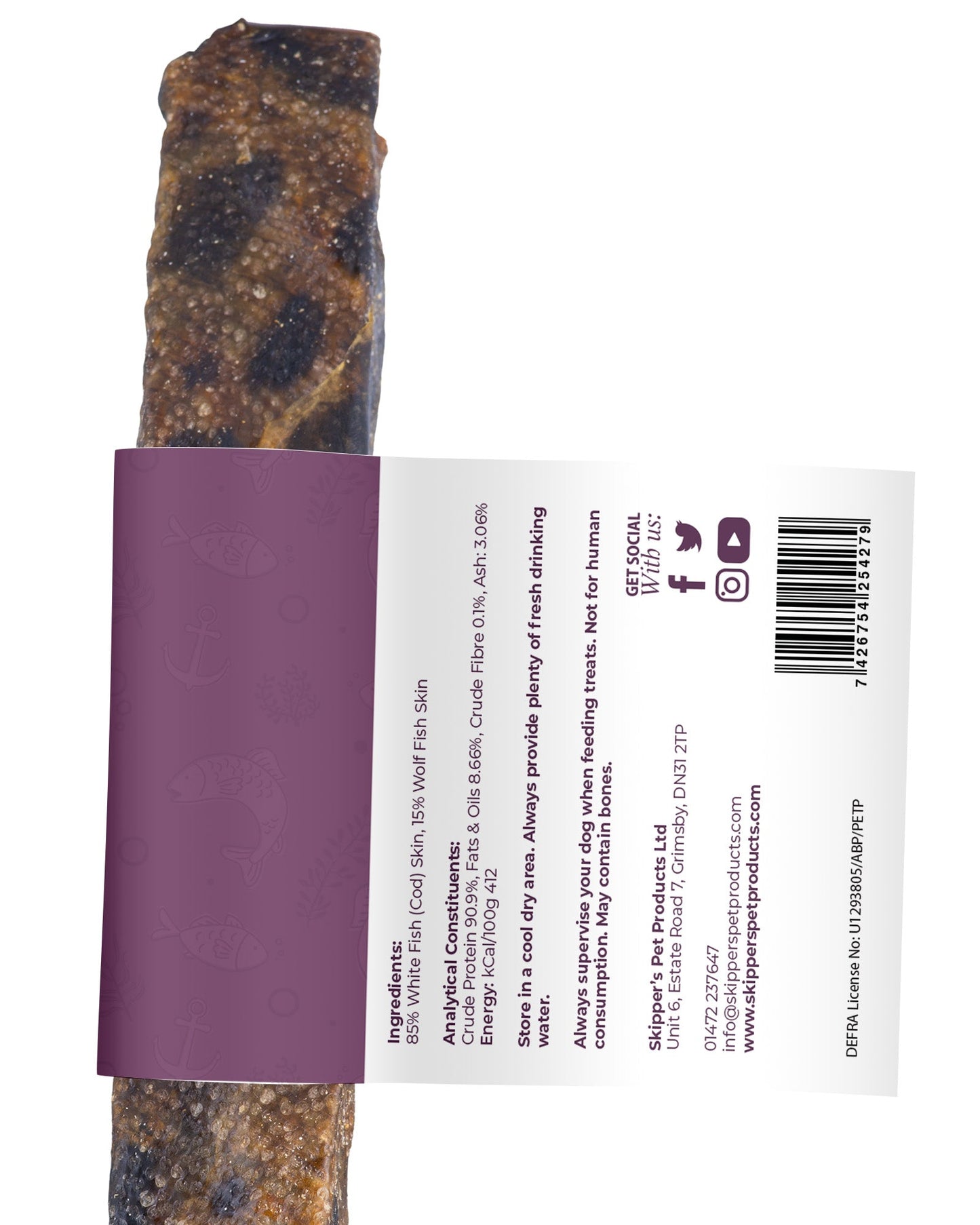 Jumbo Jerky Toothbrush - With Wolf Fish