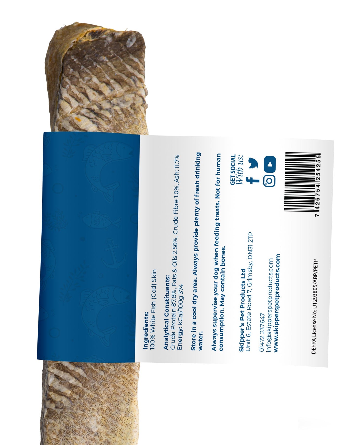 Jumbo Jerky Toothbrush - 100% Cod
