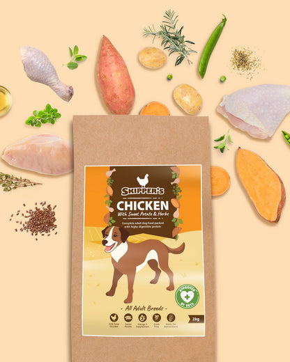 NEW Chicken with Sweet Potato & Herbs Dog Food