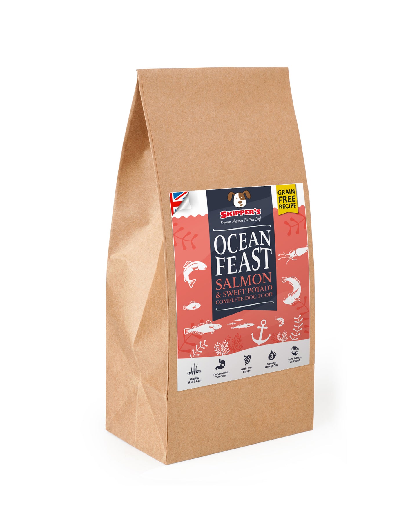 Ocean Feast - GRAIN FREE Salmon & Sweet Potato - 12kg